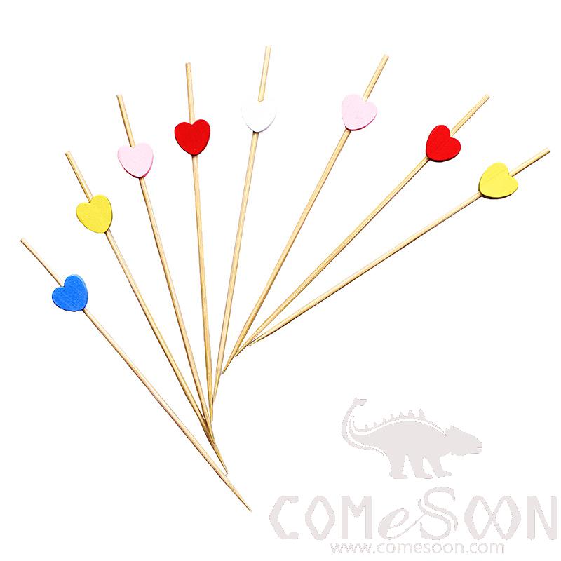 Bamboo Fruit Cocktail Skewers，L12cm
