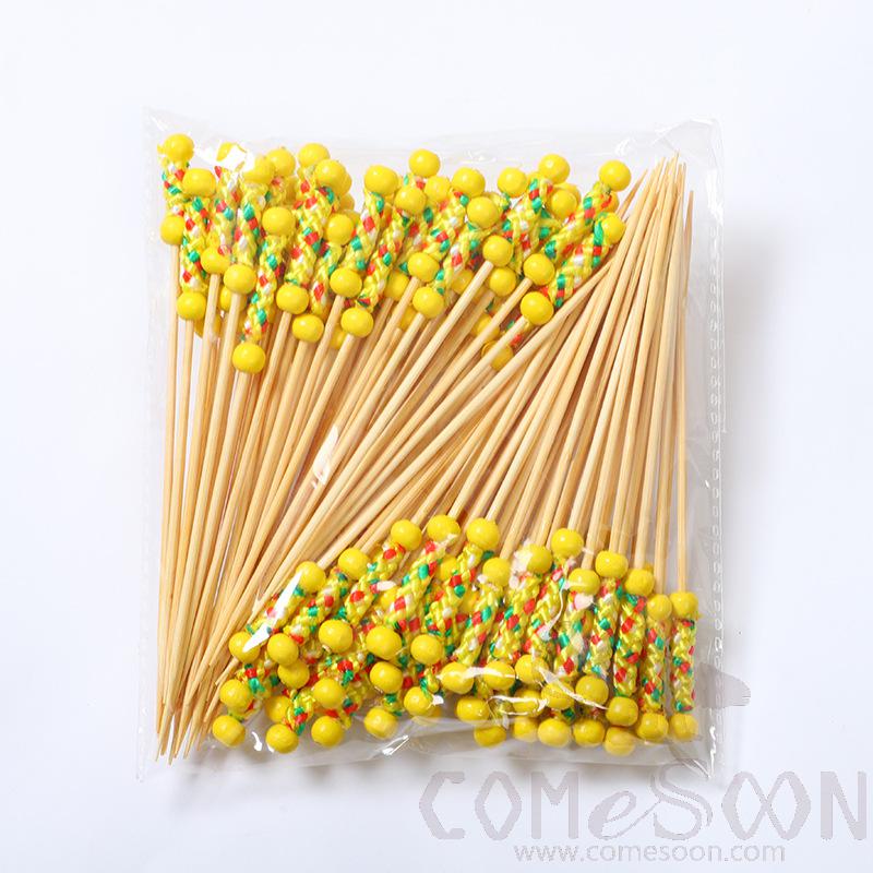 Bamboo Fruit Cocktail Skewers，L12cm