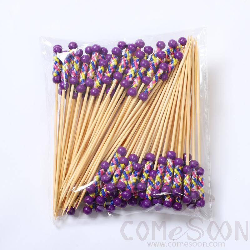 Bamboo Fruit Cocktail Skewers，L12cm