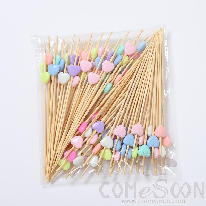 Bamboo Fruit Cocktail Skewers，L12cm