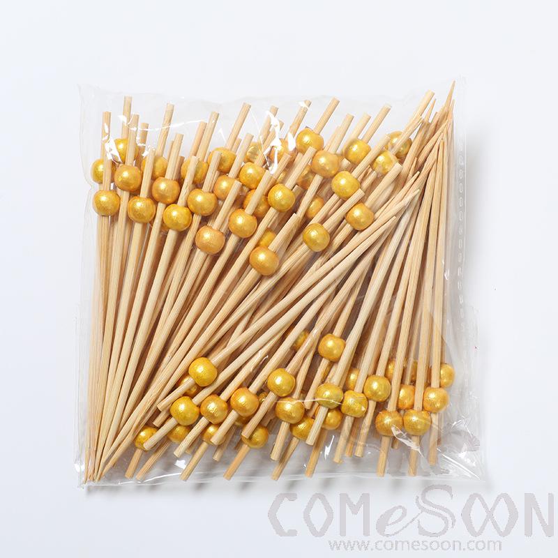 Bamboo Fruit Cocktail Skewers，L12cm