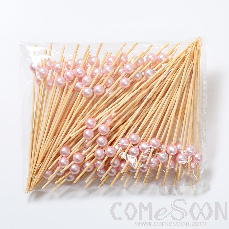 Bamboo Fruit Cocktail Skewers，L12cm