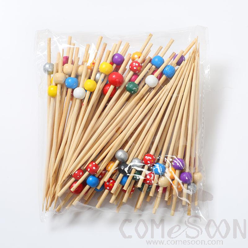 Bamboo Fruit Cocktail Skewers，L12cm