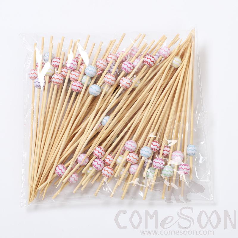 Bamboo Fruit Cocktail Skewers，L12cm
