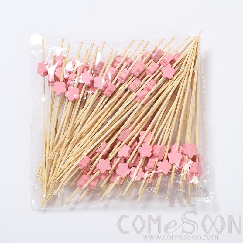 Bamboo Fruit Cocktail Skewers，L12cm