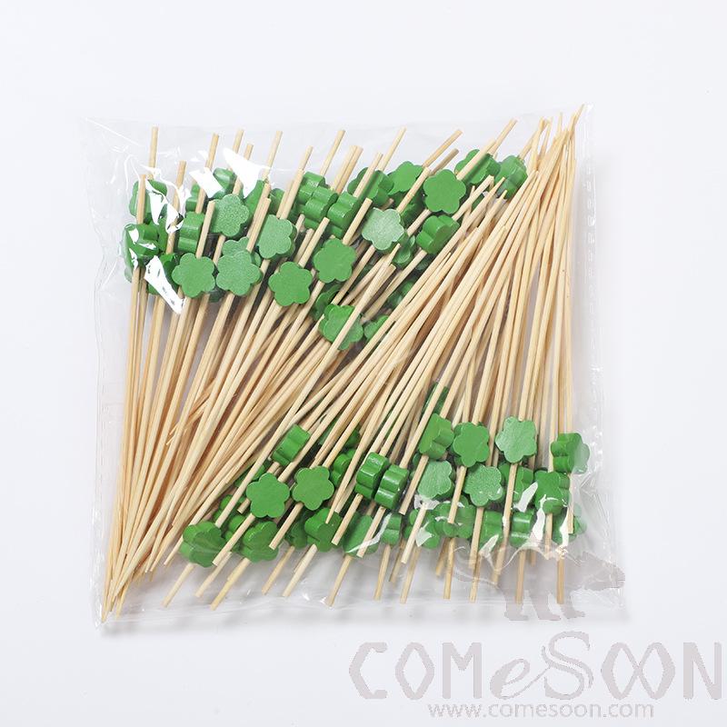 Bamboo Fruit Cocktail Skewers，L12cm