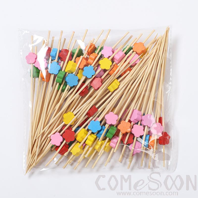 Bamboo Fruit Cocktail Skewers，L12cm