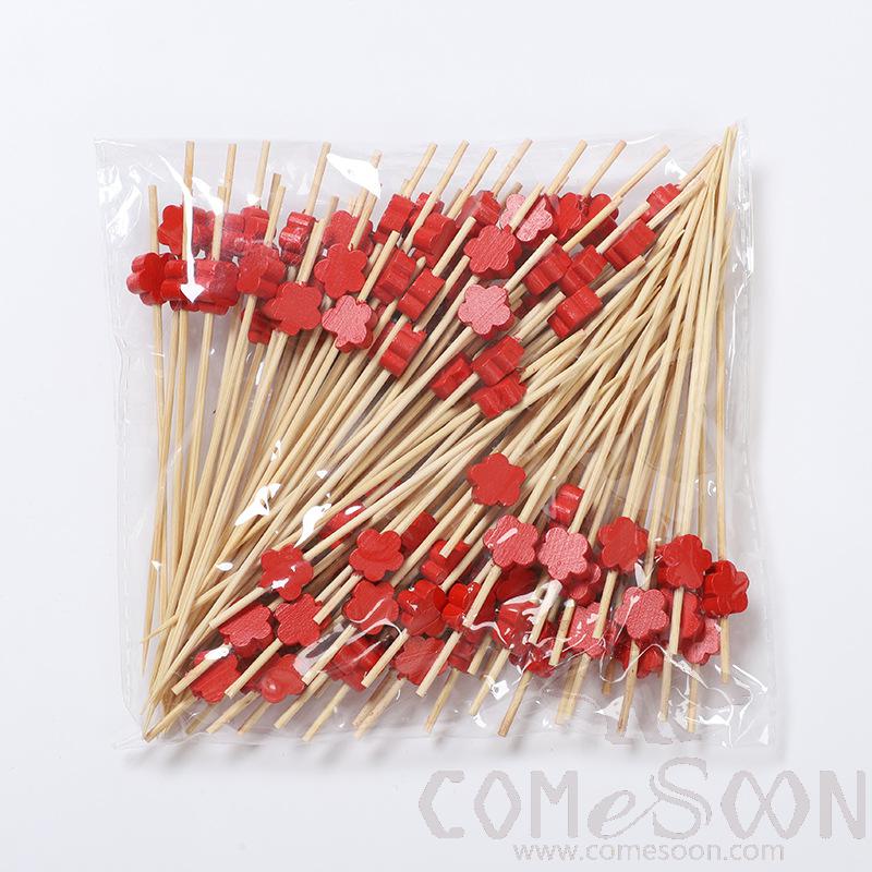 Bamboo Fruit Cocktail Skewers，L12cm