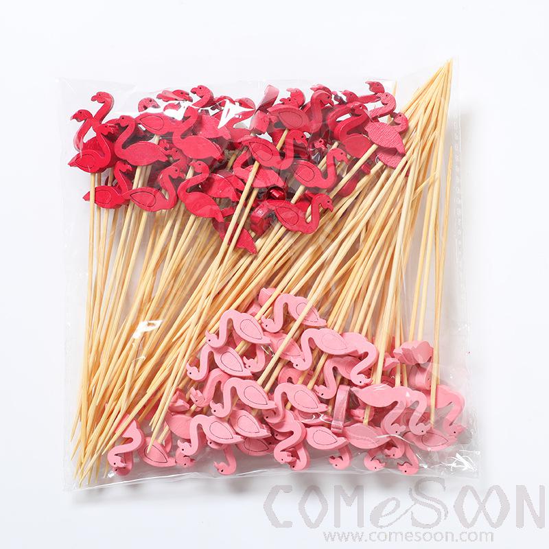 Bamboo Fruit Cocktail Skewers，L12cm