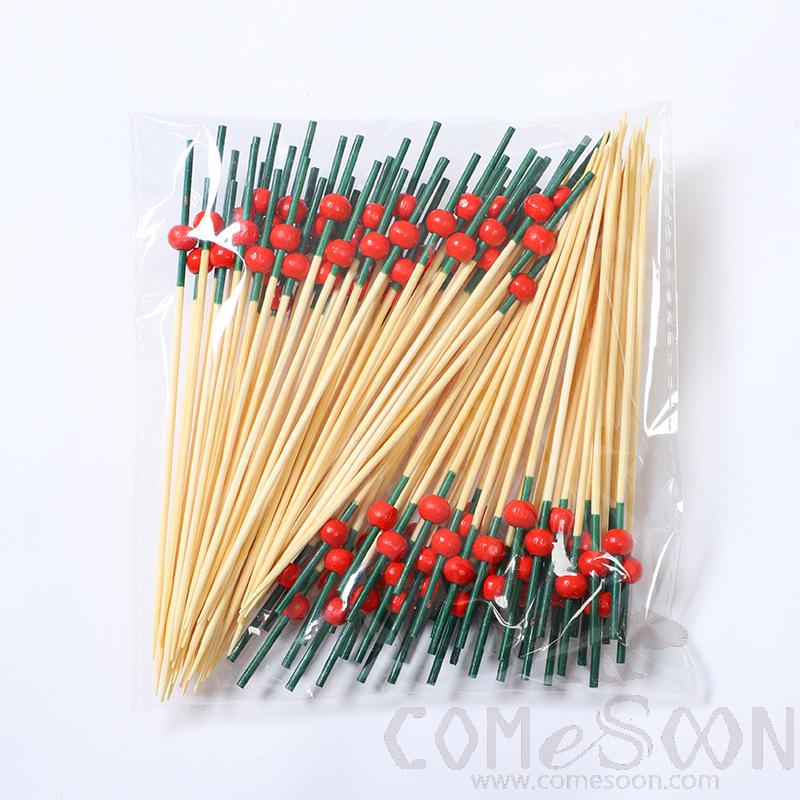 Bamboo Fruit Cocktail Skewers，L12cm