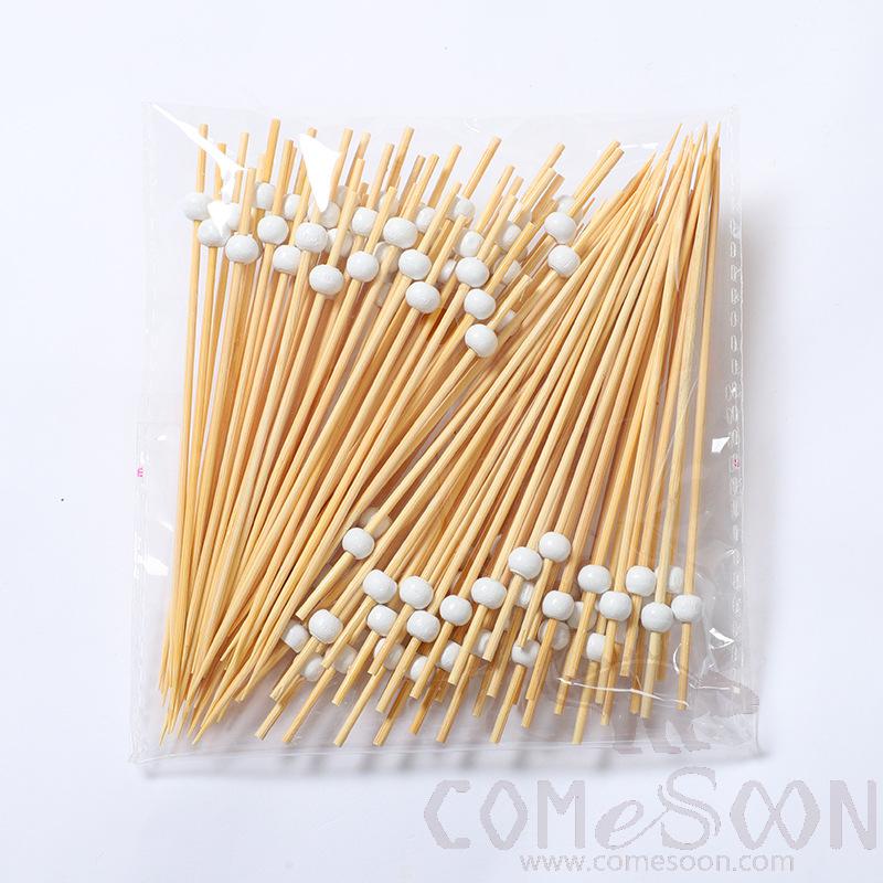 Bamboo Fruit Cocktail Skewers，L12cm