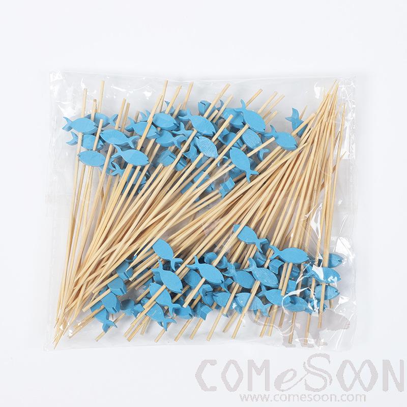 Bamboo Fruit Cocktail Skewers，L12cm