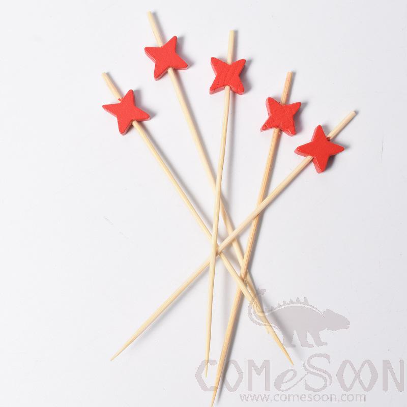 Bamboo Fruit Cocktail Skewers，L12cm
