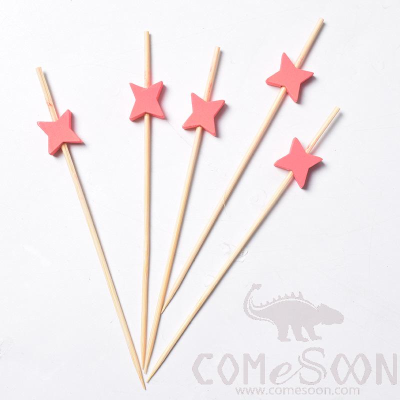 Bamboo Fruit Cocktail Skewers，L12cm