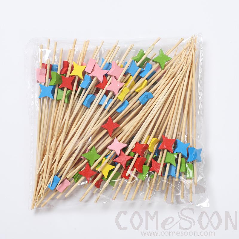 Bamboo Fruit Cocktail Skewers，L12cm