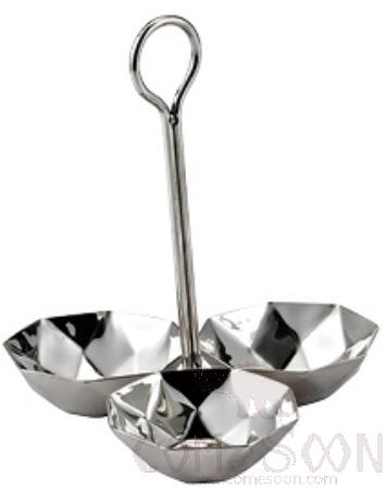 JJL Series-SUS 201, 3 Heads Food Holder stand H235mm 100*35mm