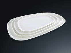 Irregular Shape White Tableware YYyp Series- Plate 12&quot;