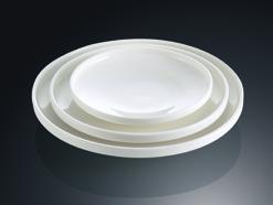 White Tableware Edge YYlb Series- Plate 8&quot;