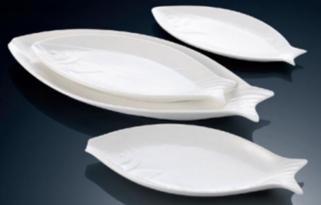 YY Series- Fish Plate 16&quot; Fish Shaped Tableware