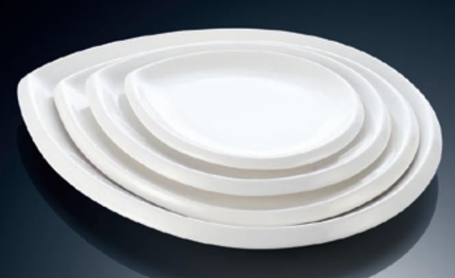 YY Series- Thickened-edge Drop-shaped Plate 8&quot; Leaf Shape