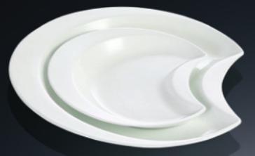 YY Series- Function Plate Half 9.75&quot; Moon