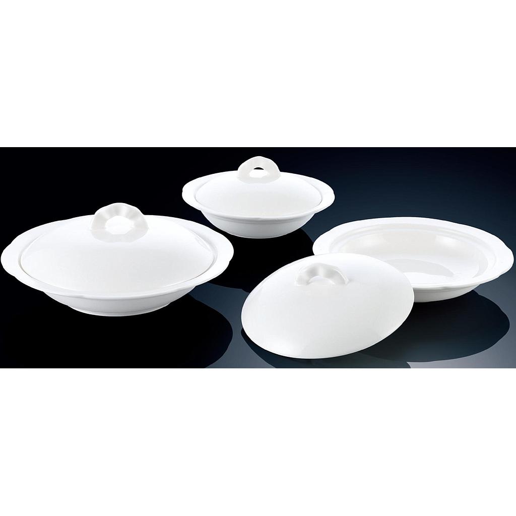YY Series- Mustard Bowl With Cover 7&quot;