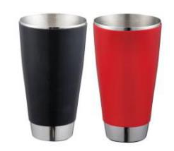 JD Series-Rubberized cocktail glass 9.4*H17cm