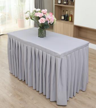 Table Skirting(120*45+75cm)-Grey