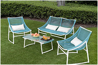 Deluxe rattan outdoor garden wicker patio sofa furniture 5 pcs 4 seater black brown set