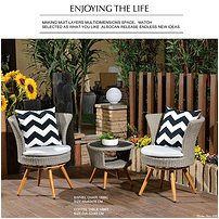 Outdoor rattan swivel chair