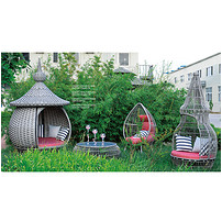 Outdoor rattan lounge chair 2