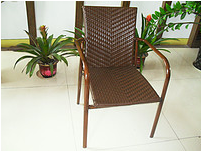 PE plastic aluminum chair
