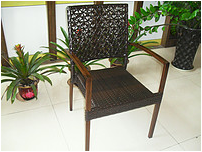 PE plastic aluminum chair