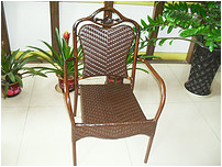 PE plastic aluminum chair