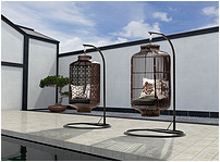 Lantern hanging chair