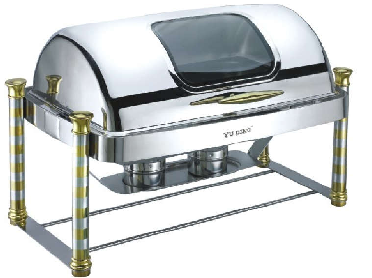 Z203 Series-Rectangle   Chafng Dish W/ Glass Lid