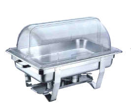 633 Series-Rectangle Chafing Dish W/ PC Cover