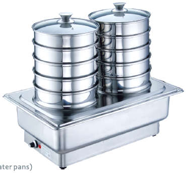 7055 Series-Rectangle Chafng Dish With steamer (W/ Adjusted temperatured)