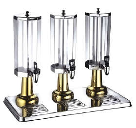 JVT Series-Octagonal 3 Head Juice Dispenser