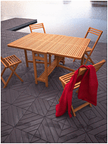 SLAT drop-leaf Table