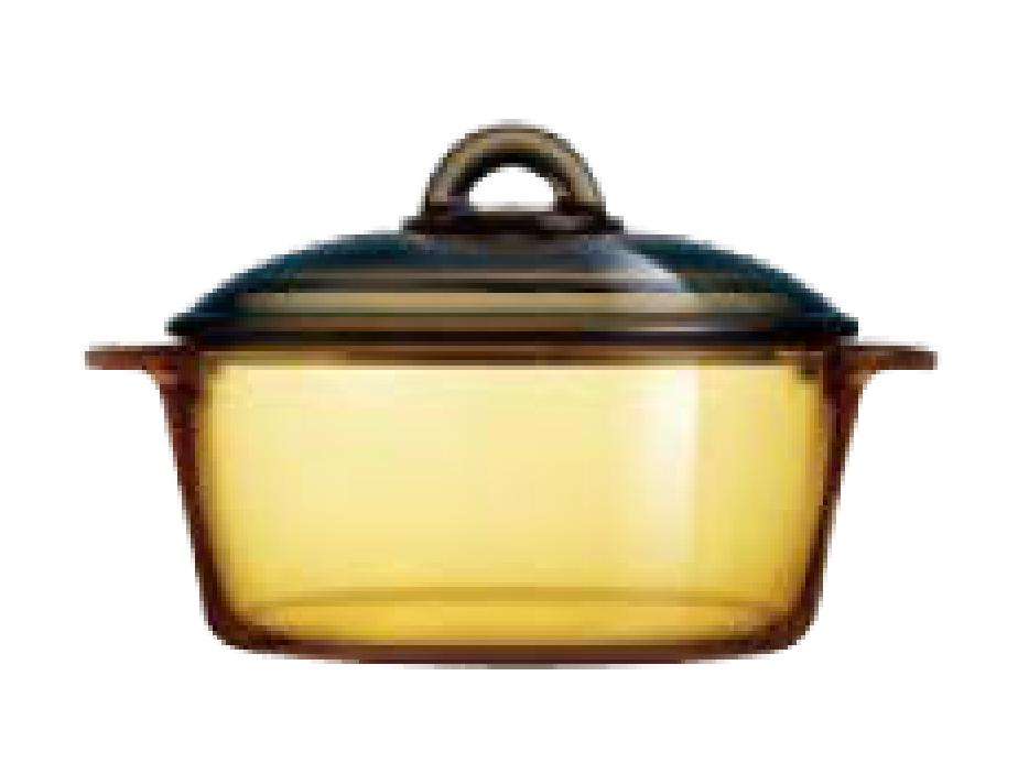 ARC Series Amber Glass Pot 2L