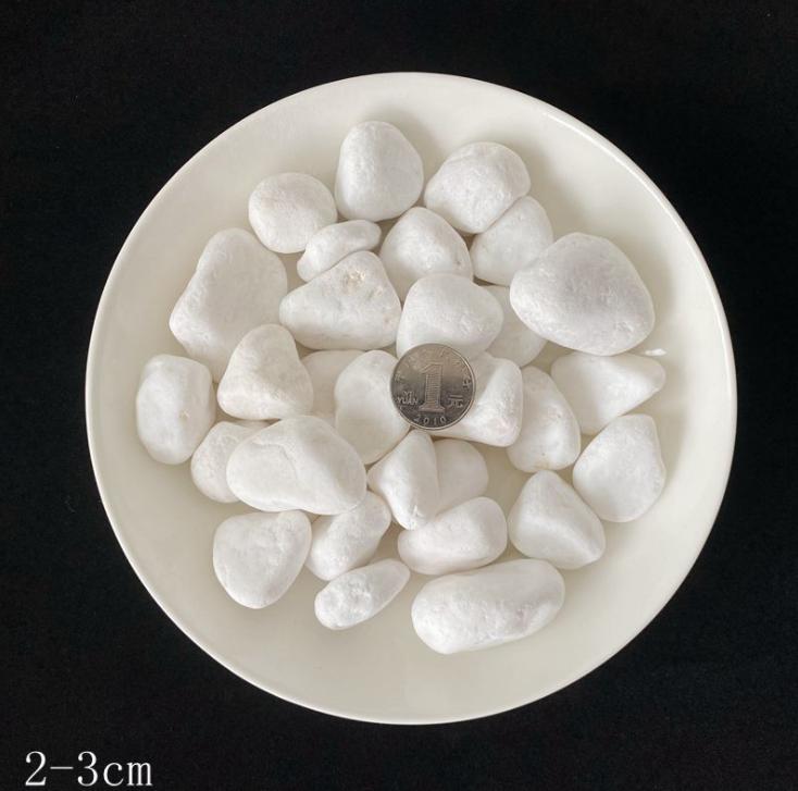 White Pebbles,Diameter 2-3mm