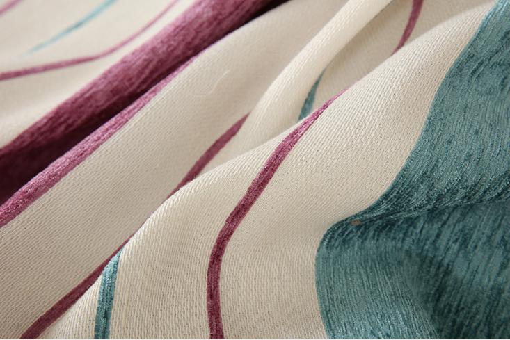 Chenille curtain fabric