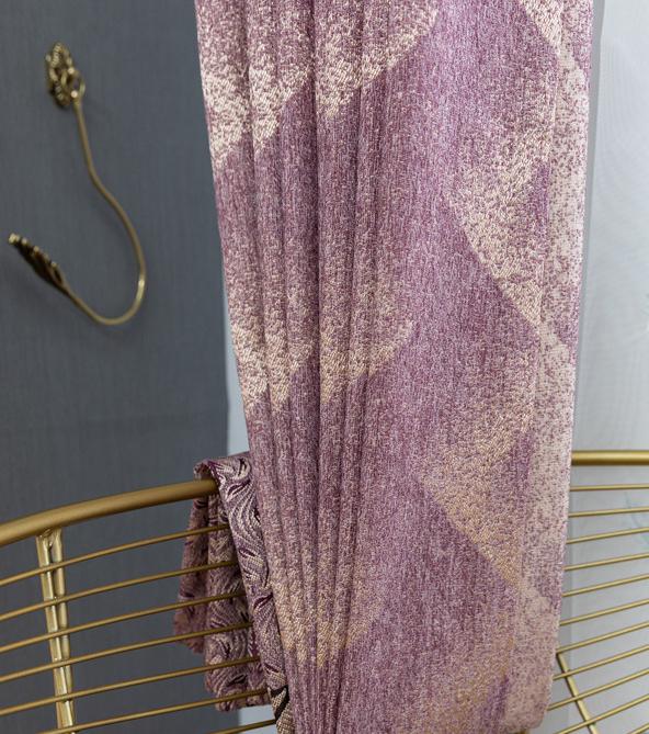 Chenille curtain fabric
