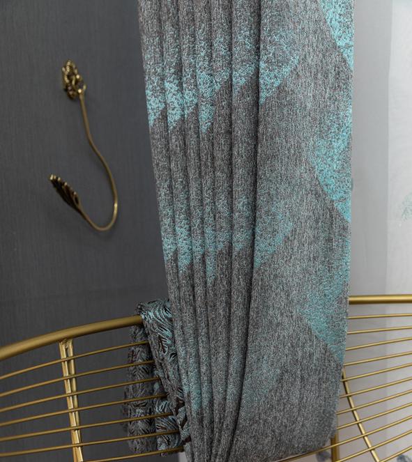 Chenille curtain fabric