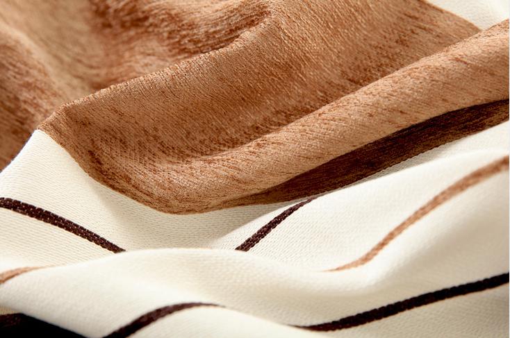 Chenille curtain fabric
