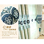 Chenille hollow embroidered curtain fabric