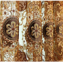 Chenille hollow embroidered curtain fabric