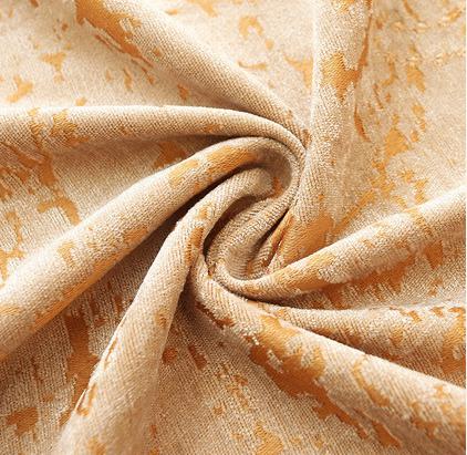 Chenille hollow embroidered curtain fabric