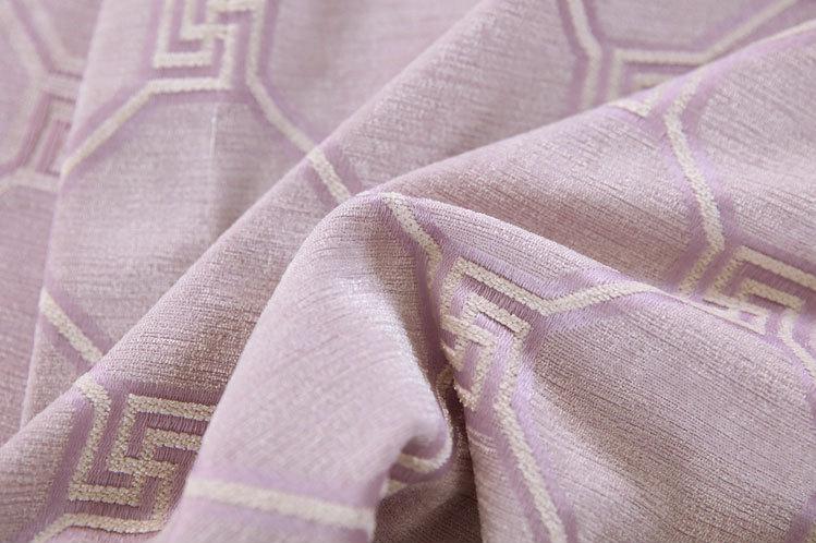 Chenille jacquard curtain fabric